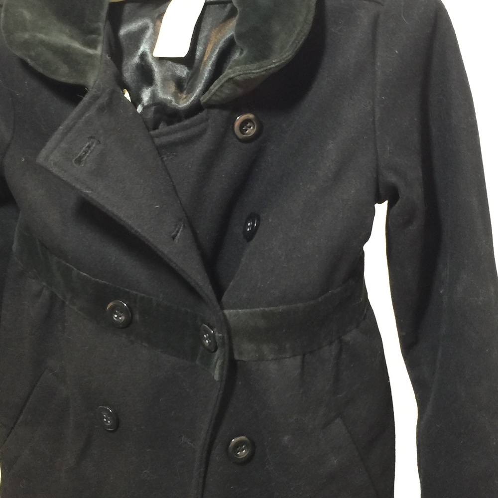 Girls Black Dress Coat